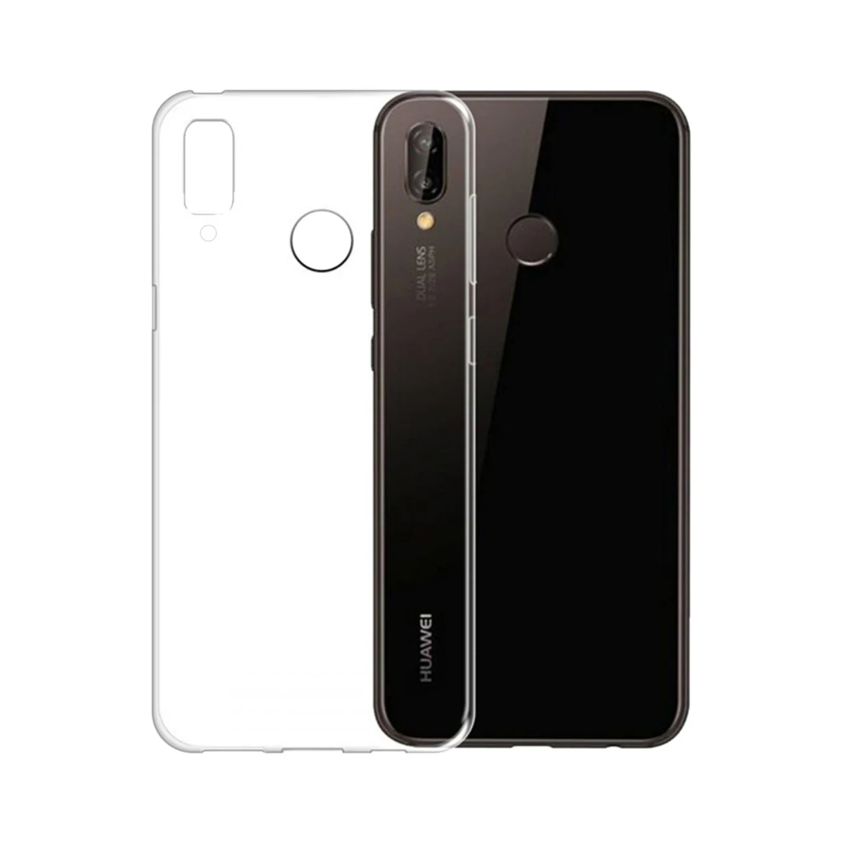 Huawei P20 Lite Kılıf Lüx Şeffaf Silikon