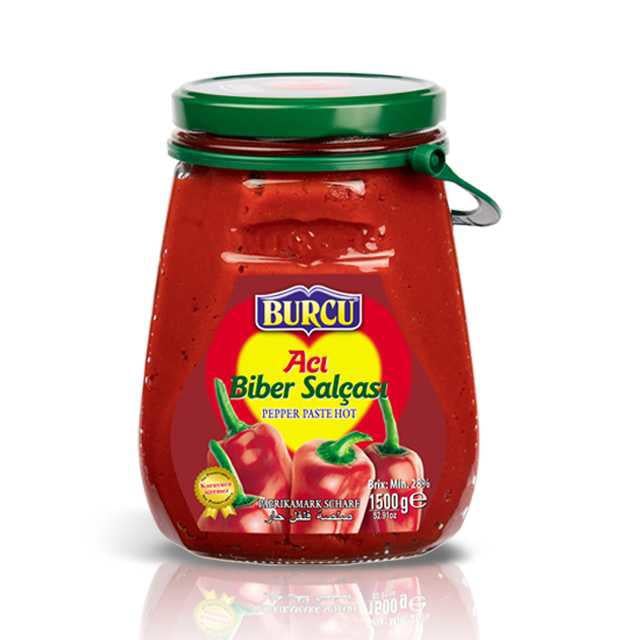 Biber Salça Acı 1500gr Cam 1 Adet