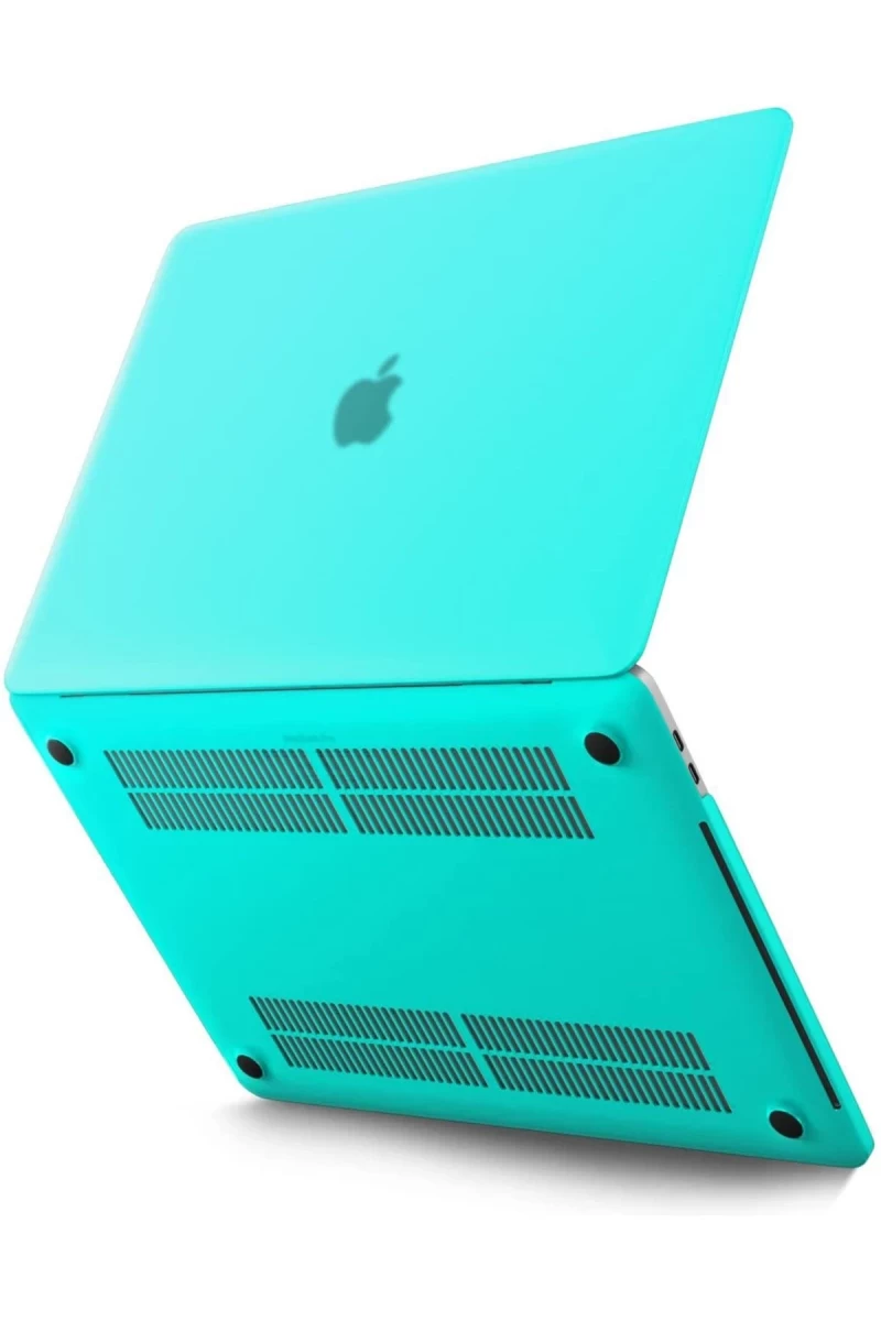 Apple Macbook Pro 13 2020 Macbook Buzlu Kapak - Yeşil