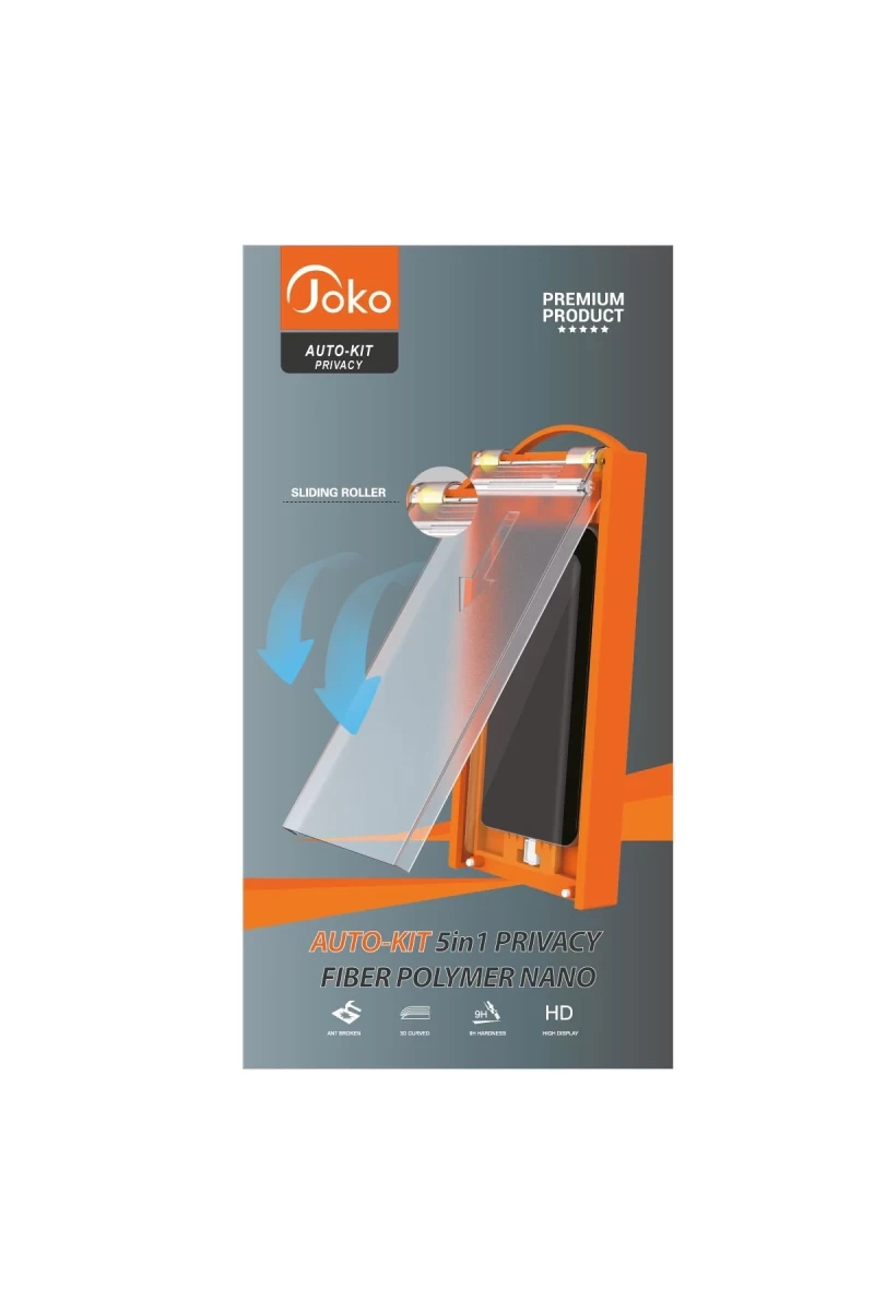 Joko Samsung Galaxy S24 Ultra Uyumlu AutoKit 5in1 Fiber Hayalet Polymer Nano Ekran Koruyucu