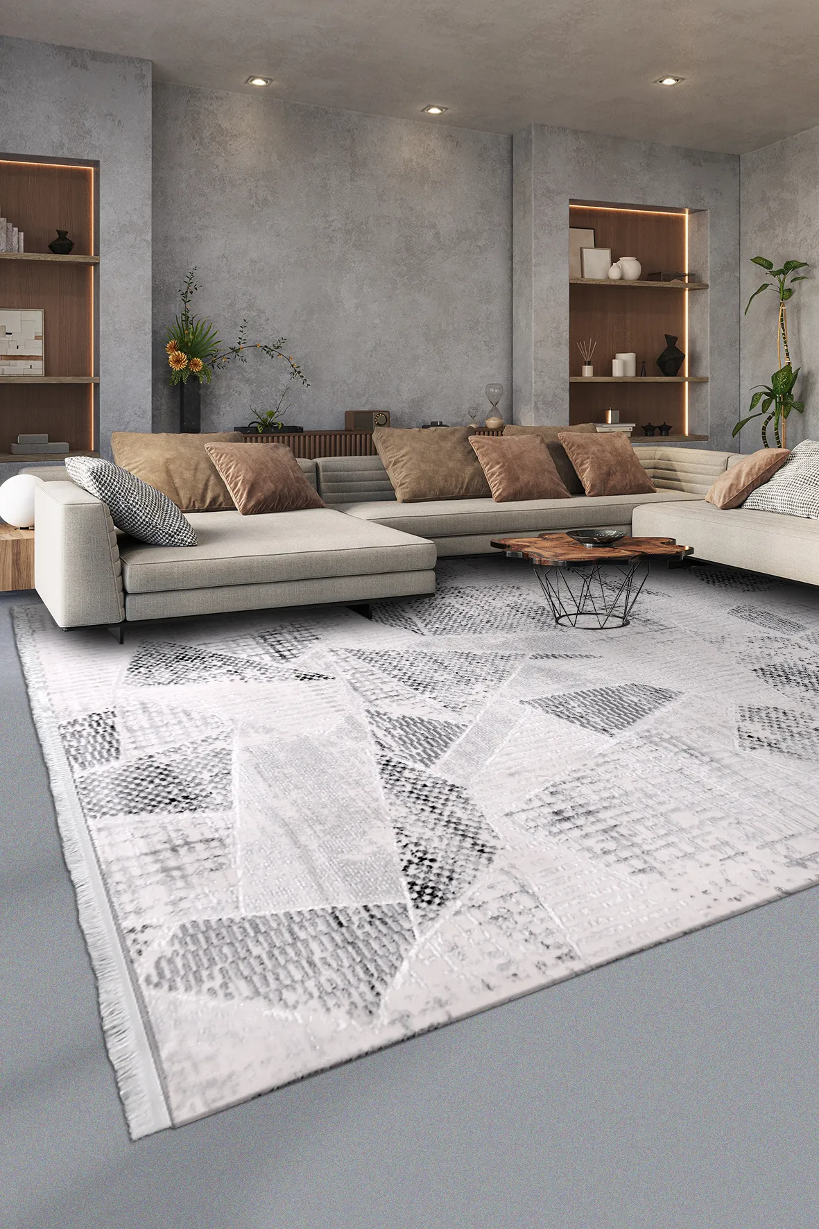 YoudayHomeCollection EYNA Model Oturma Odası Halısı · EBAT: 100X100