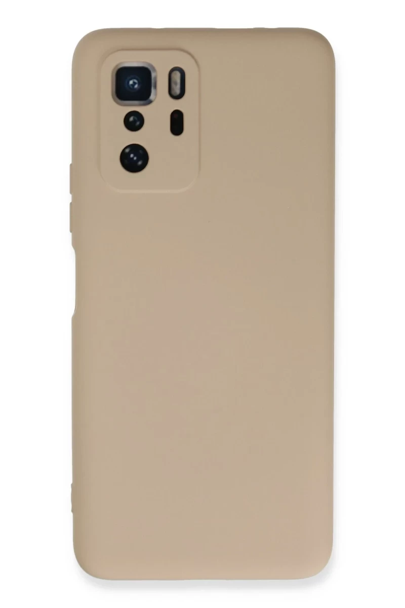Xiaomi Poco X3 GT Uyumlu Kılıf Nano içi Kadife Silikon - Pudra