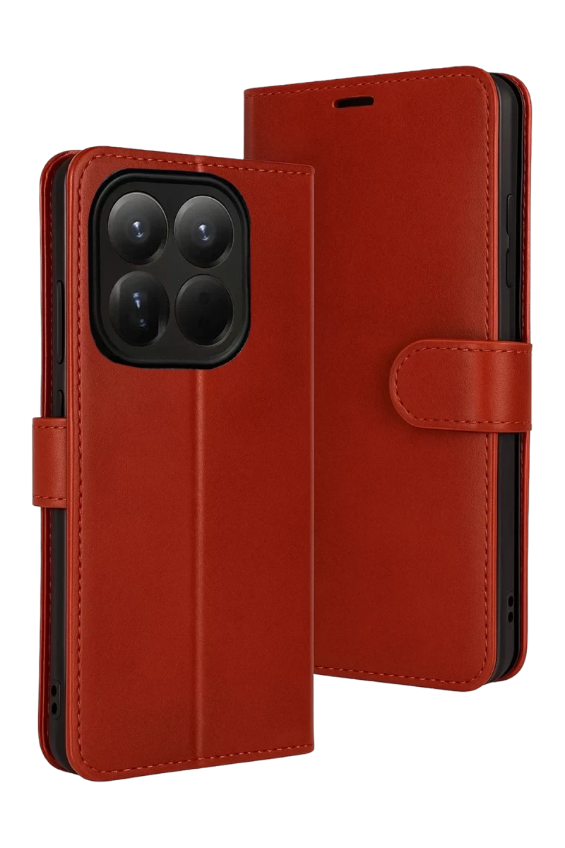 Xiaomi Mi 15T Uyumlu Trend S Plus Kapaklı Kılıf - Kırmızı