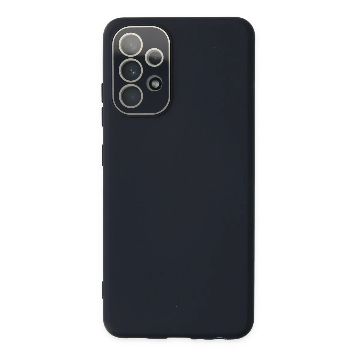 Samsung Galaxy A53 5G Kılıf Lansman Glass Kapak - Lacivert