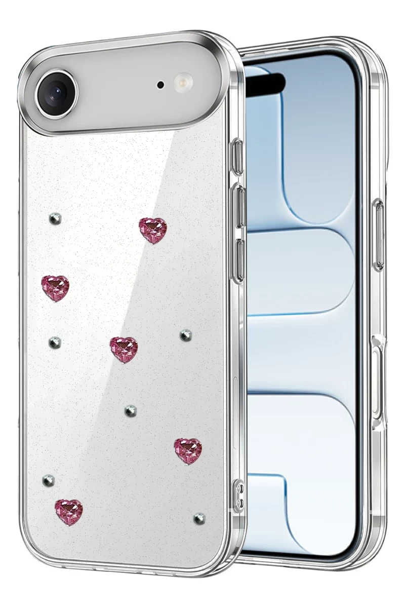 Apple iPhone 17 Uyumlu Air Uyumlu Fiyonk Desenli Kapak - Desen 3