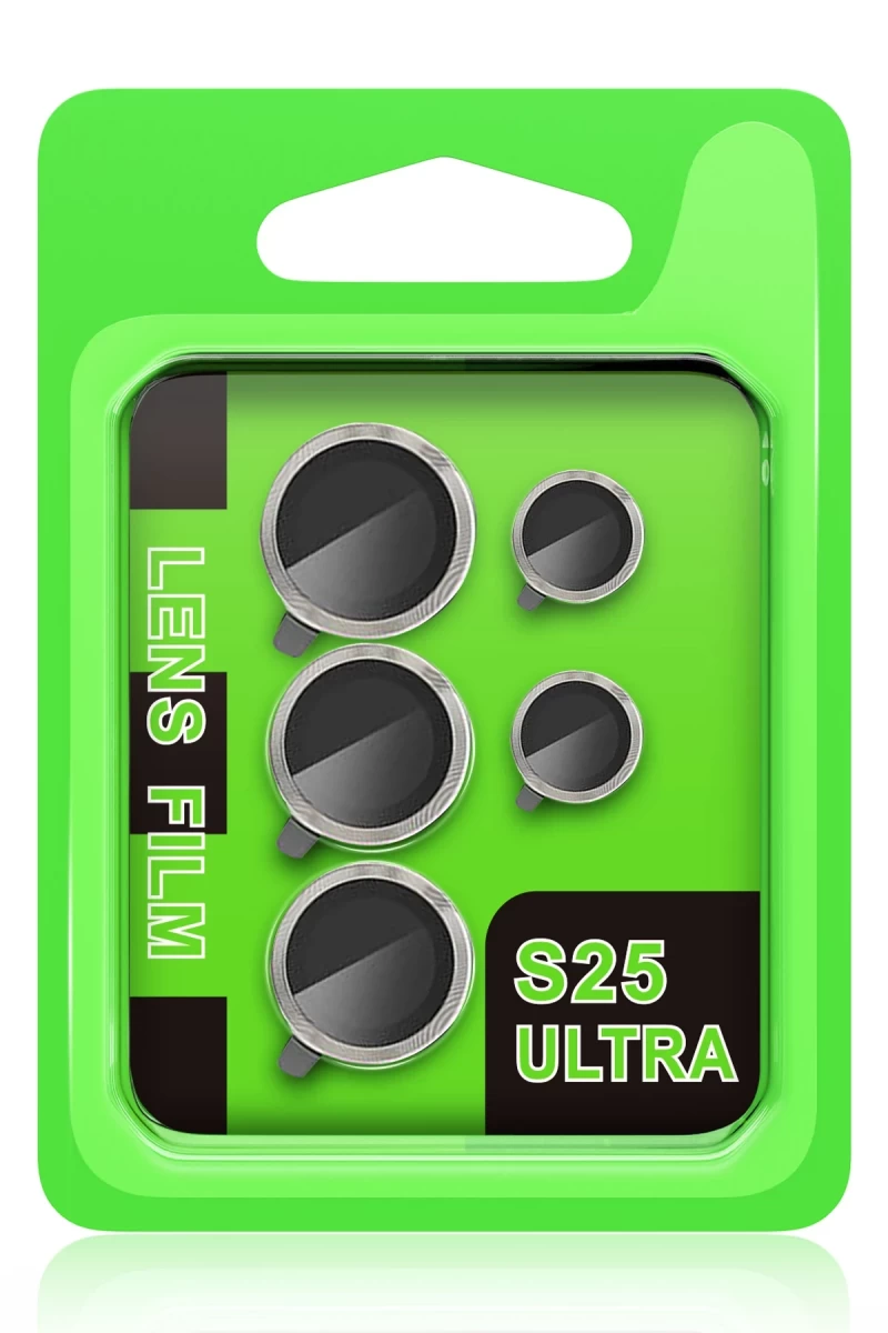Samsung Galaxy S25 Ultra Uyumlu Raze Metal Kamera Lens - Natural Grey