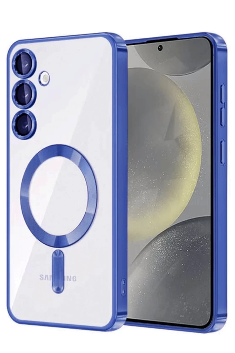 Samsung Galaxy A56 Uyumlu Kross Magneticsafe Kapak - Lacivert