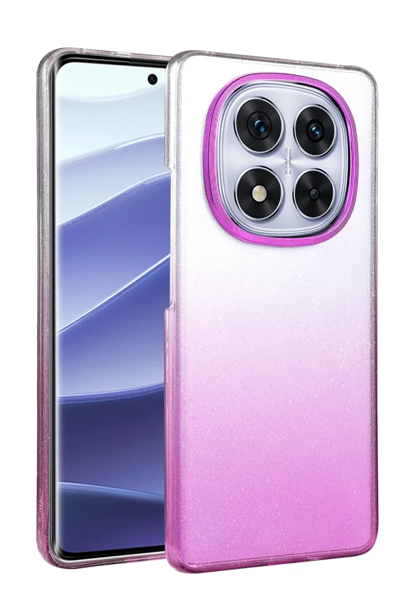 Xiaomi Redmi Note 14 Pro 4G Uyumlu Glossy Kapak - Mor