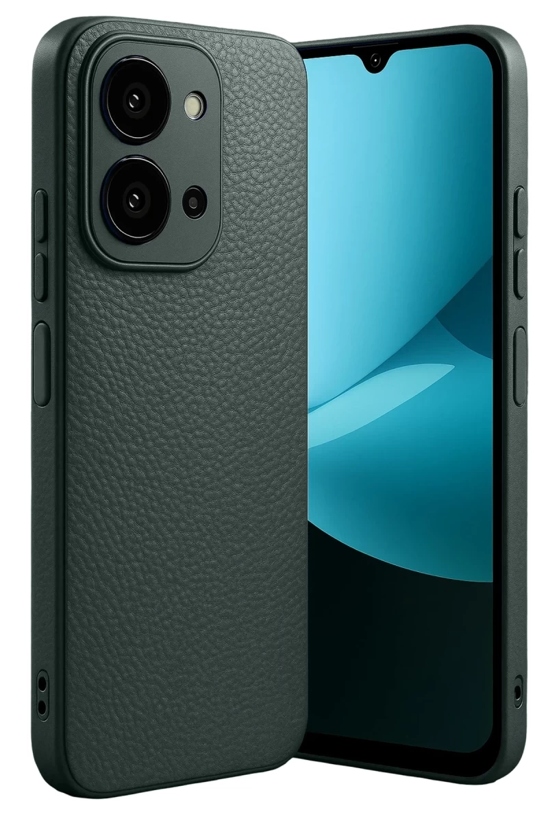 Xiaomi Redmi 15C 4G Uyumlu Thermax Silikon Kılıf - Koyu Yeşil