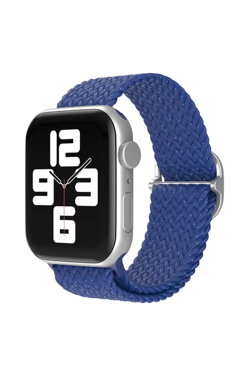Apple Watch 42mm Uyumlu Star Kordon - Benekli Mavi