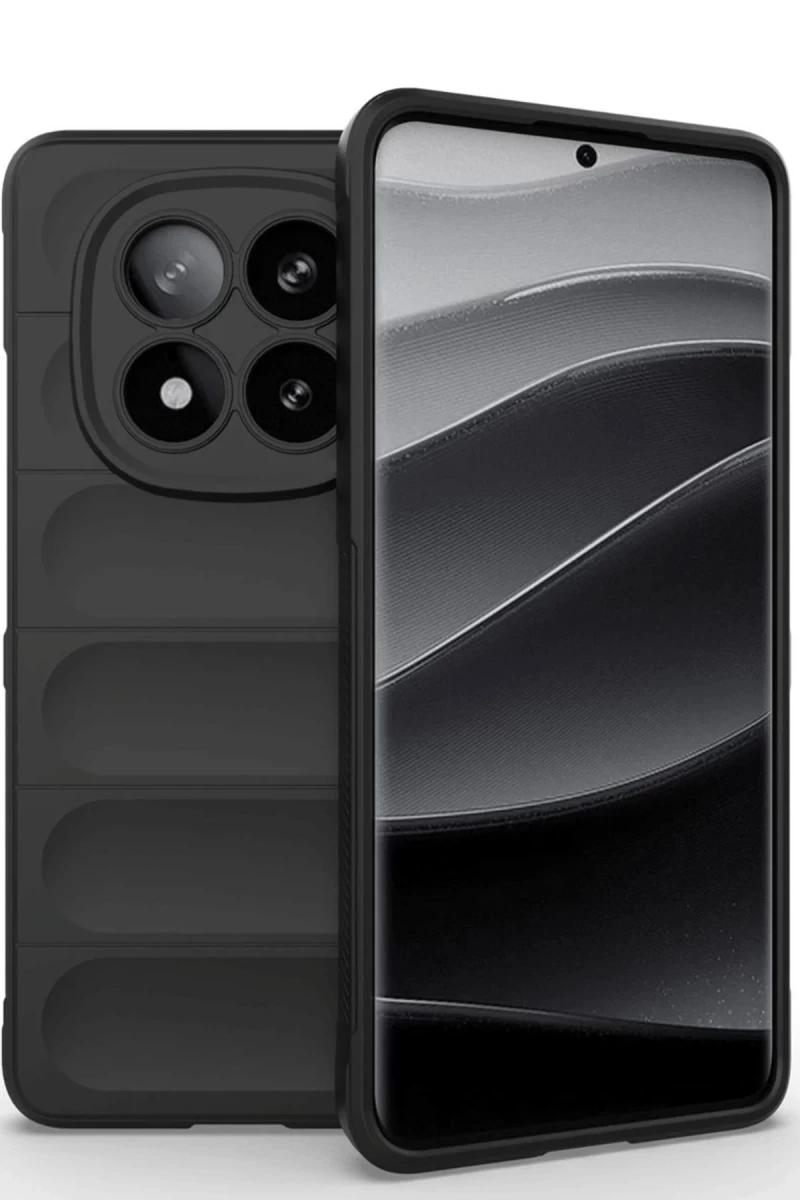 Xiaomi Redmi Note 14 Pro 5G Uyumlu Kılıf Optimum Silikon - Siyah