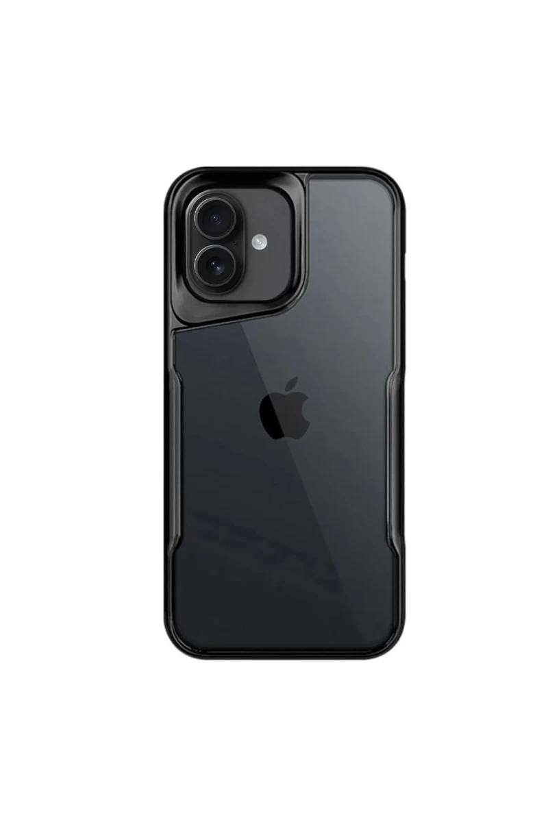 Apple iPhone 16 Uyumlu Kılıf Boyi Silikon Kapak - Siyah