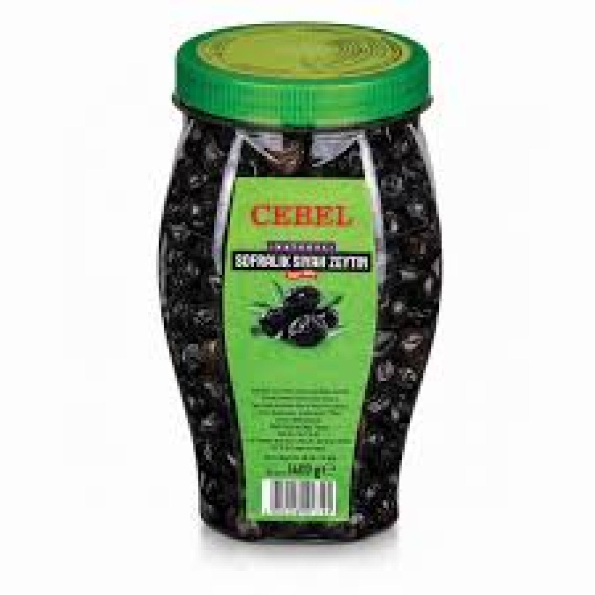 CEBEL SİYAH ZEYTİN İRİ TANELİ 1400 GR