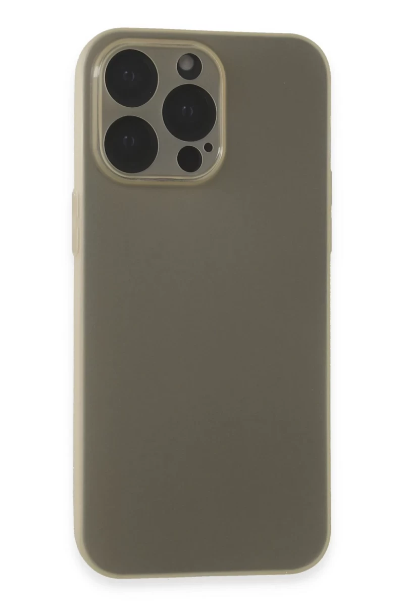 Apple iPhone 15 Pro Max Uyumlu Kılıf Puma Silikon - Gold