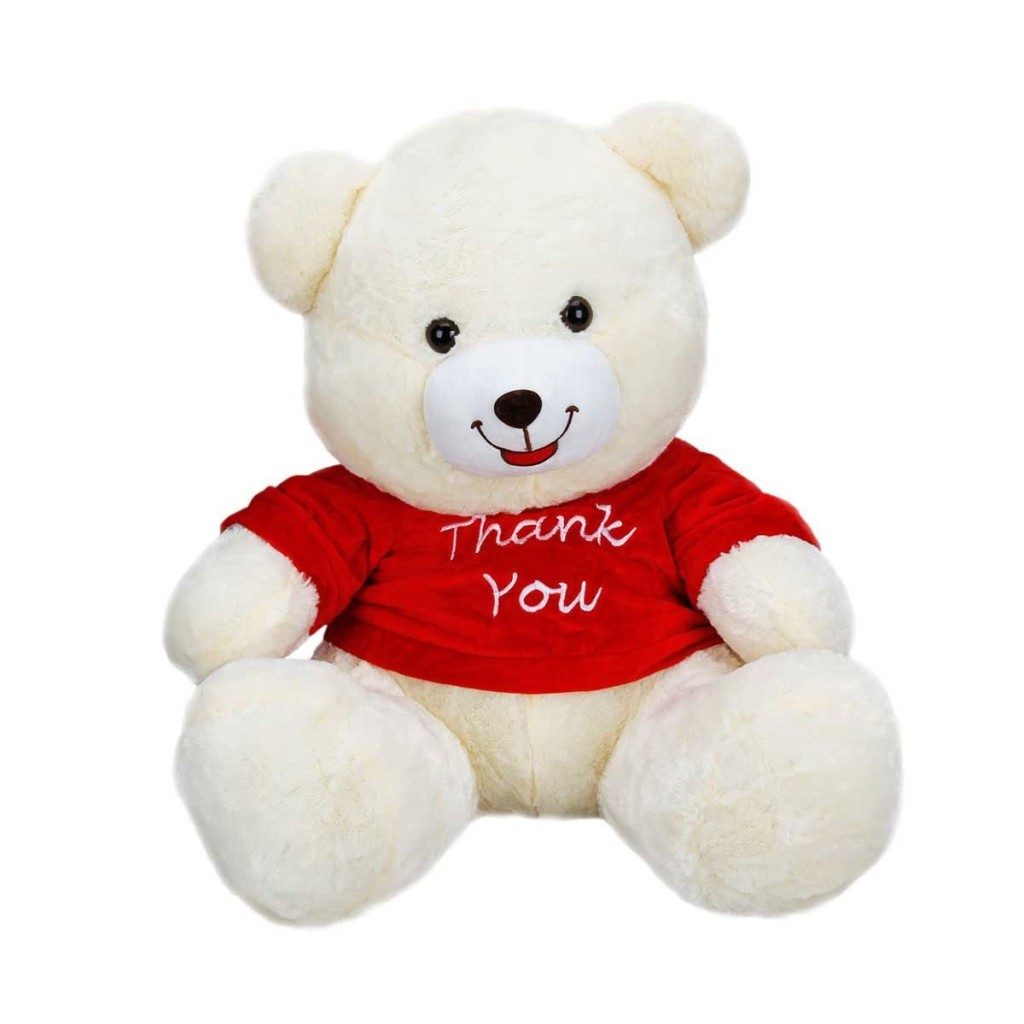 1506 T-Shirtlü Oturan Peluş Ayı 60 cm -