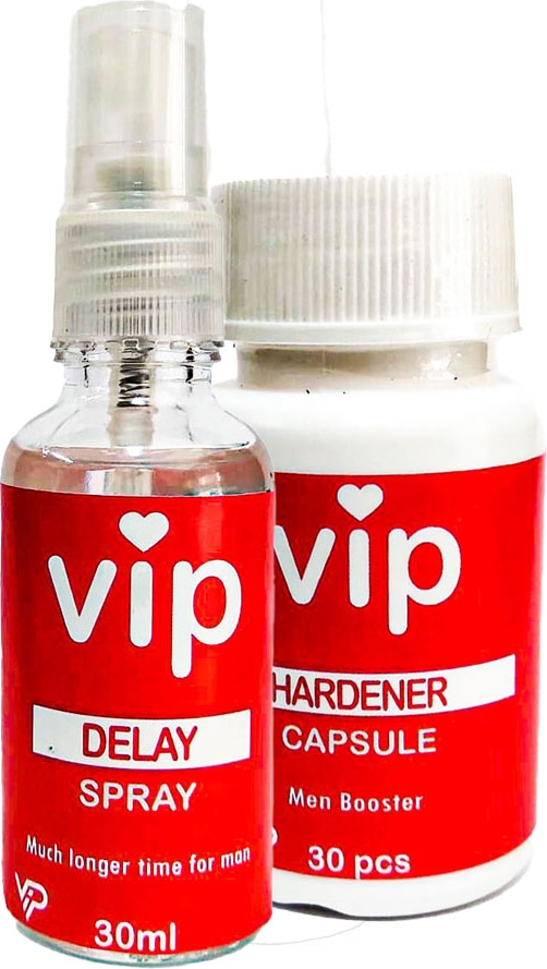 Vıp 30 ml Delaysprey + Erkek 3o Pcs Ekstra Erkek Destek Caps