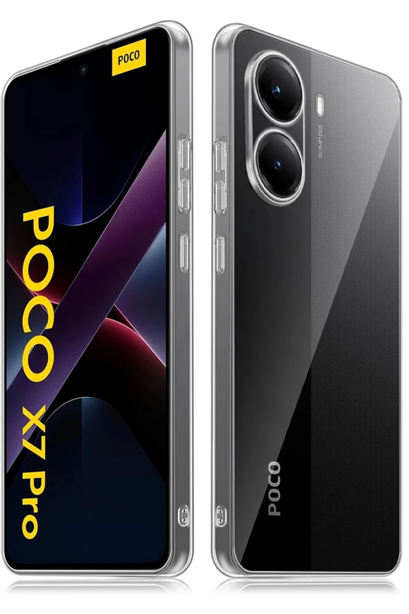 Xiaomi Poco X7 Pro Uyumlu Kılıf Lüx Şeffaf Silikon