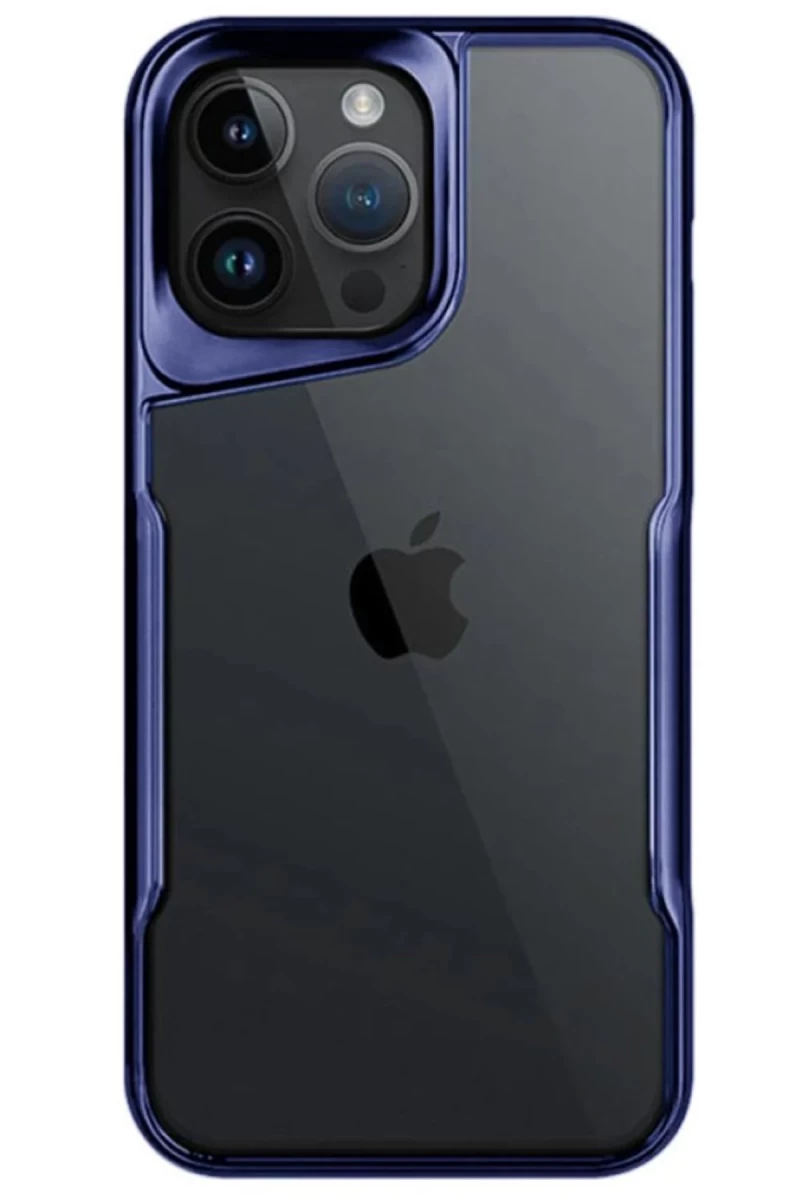 Apple iPhone 14 Pro Max Uyumlu Kılıf Boyi Silikon Kapak - Lacivert