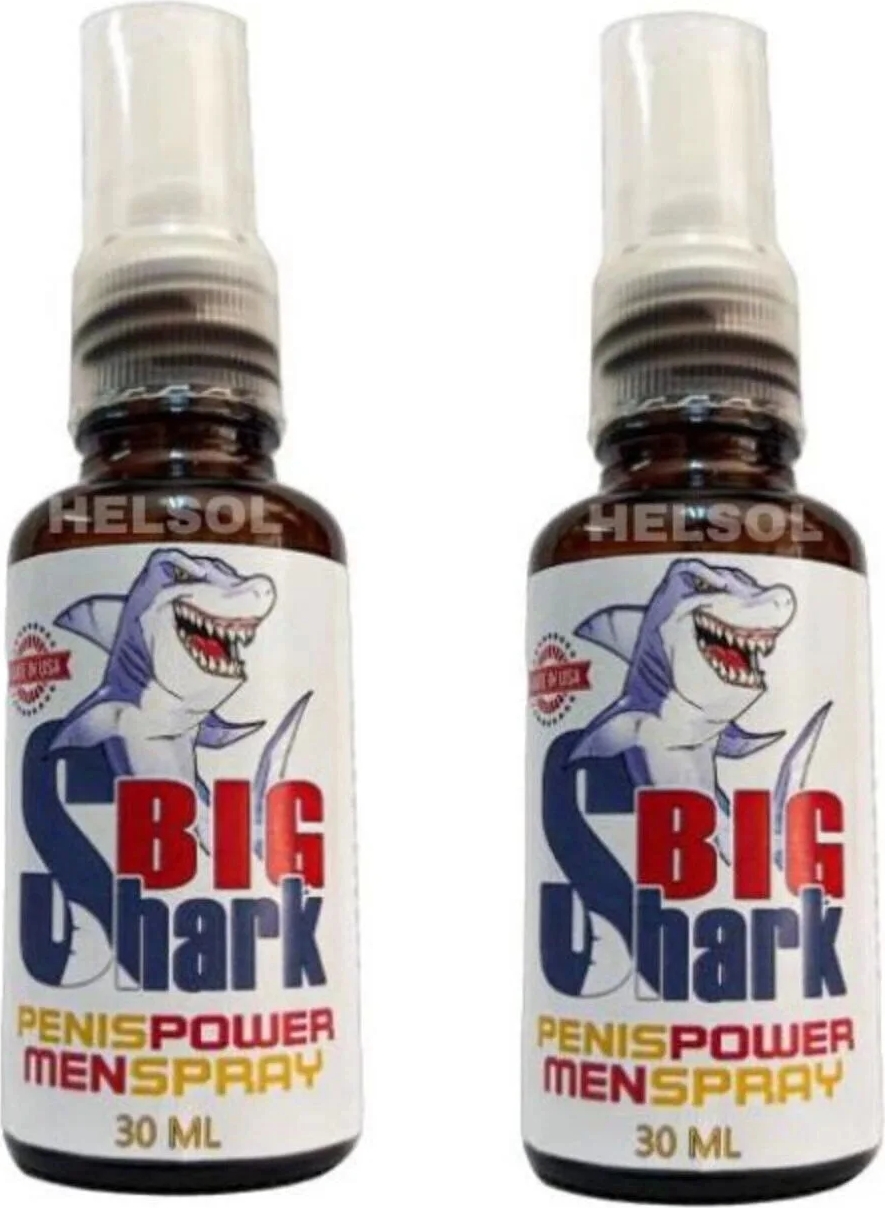 Süper Bıg Shark Power Bakım ve Masaj Spreyi 30 ml x 2 Adet