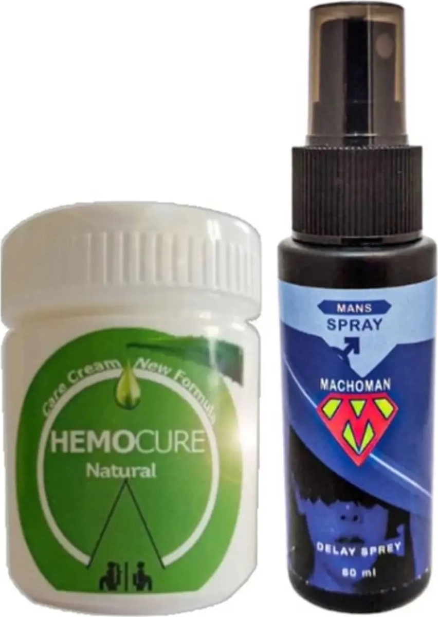 Süper Hemocure Cream Özel Karışım 50 ml Kremi + Yanında Erkeklere Özel Sprey