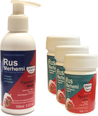 Hintohu Tüy Dökücü Azaltıcı Rus Merhemi 150 ml 1 Adet + Genital Bölge Merhemi 50 ml 3 Adet