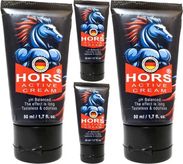 Süper Hors Active Cream 50 ml Erkek Özel 4 Adet