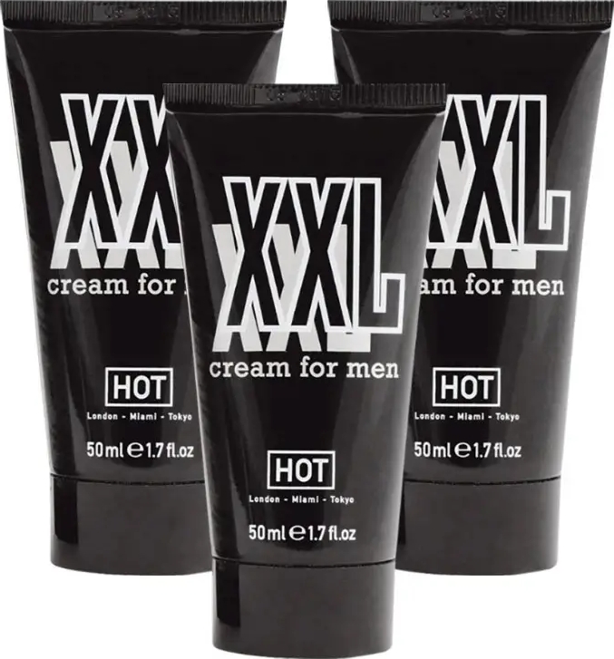 Hotxxl Cream Men Hardener D.lay Enlrgr 3 Adet 50 ml Erkeklere Özel Krem