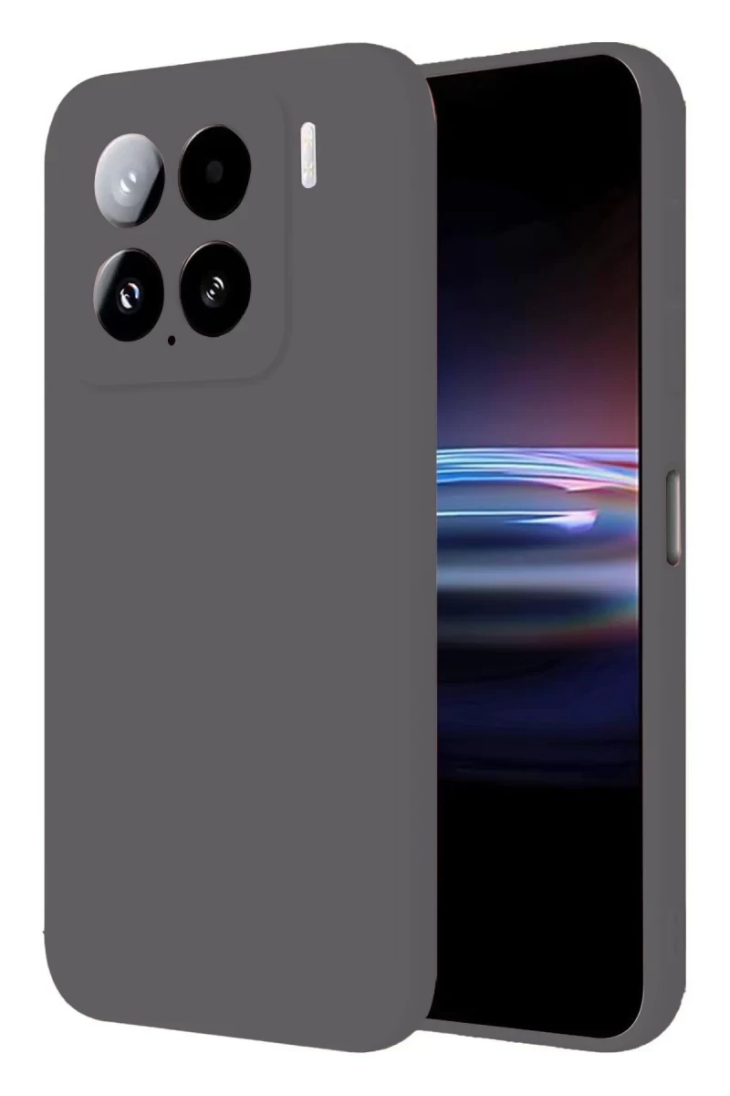 Xiaomi Mi 15 Pro Uyumlu Kılıf Nano içi Kadife Silikon - Gri