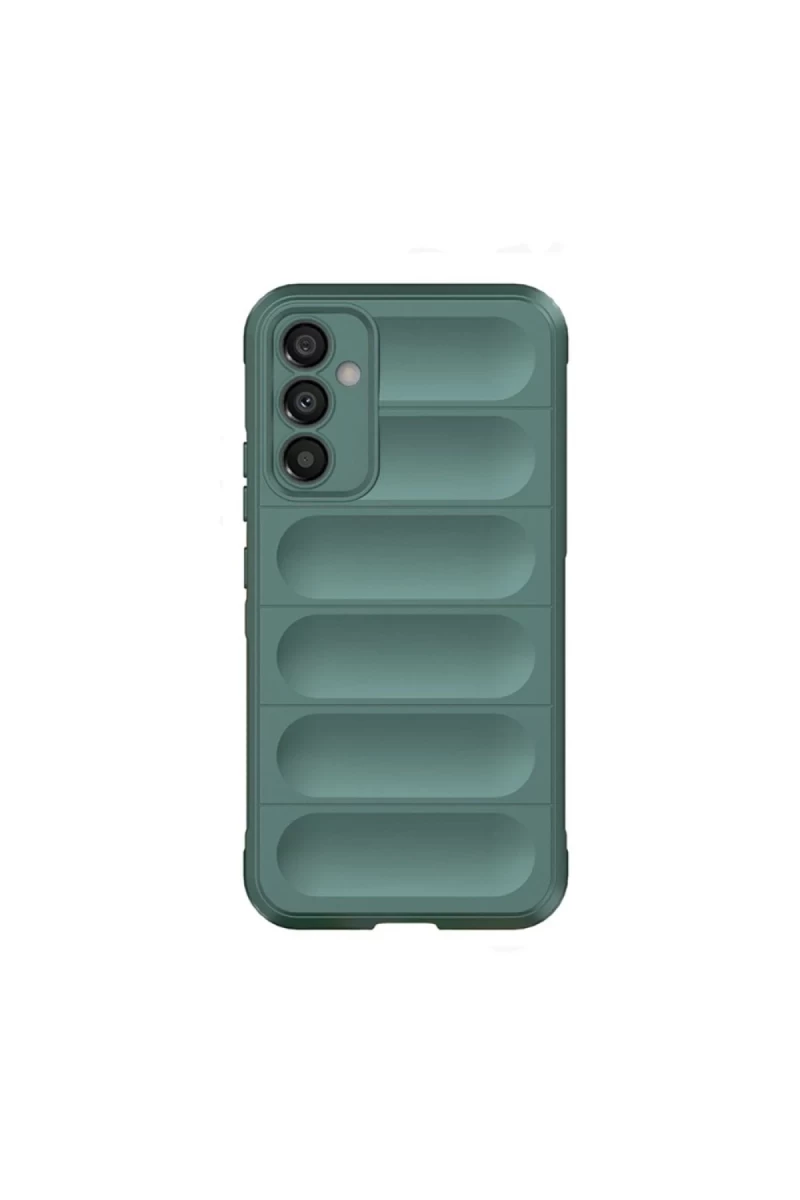 Samsung Galaxy A16 5G Uyumlu Kılıf Optimum Silikon - Koyu Yeşil