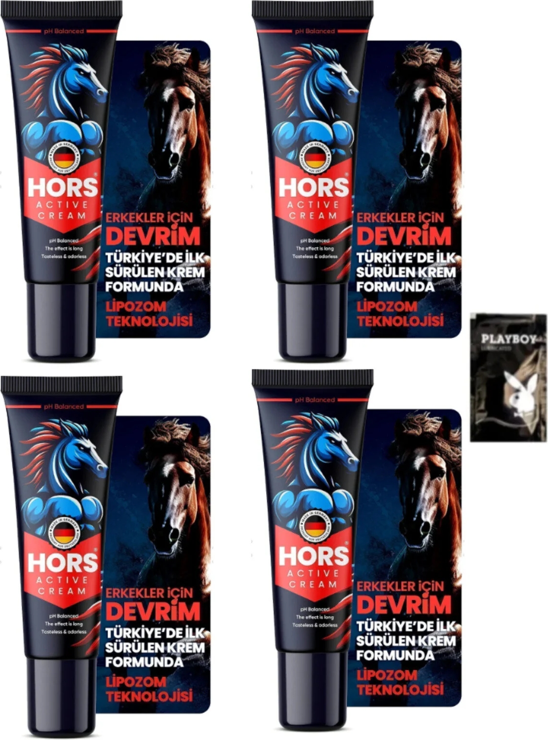 Hors Active Cream P.enis Kremi 50ML 4 Adet 1 Adet Jel