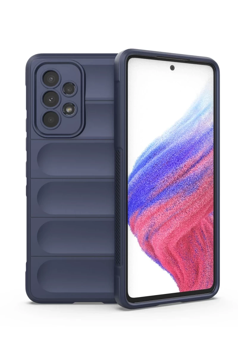 Samsung Galaxy A53 5G Uyumlu Kılıf Optimum Silikon - Lacivert