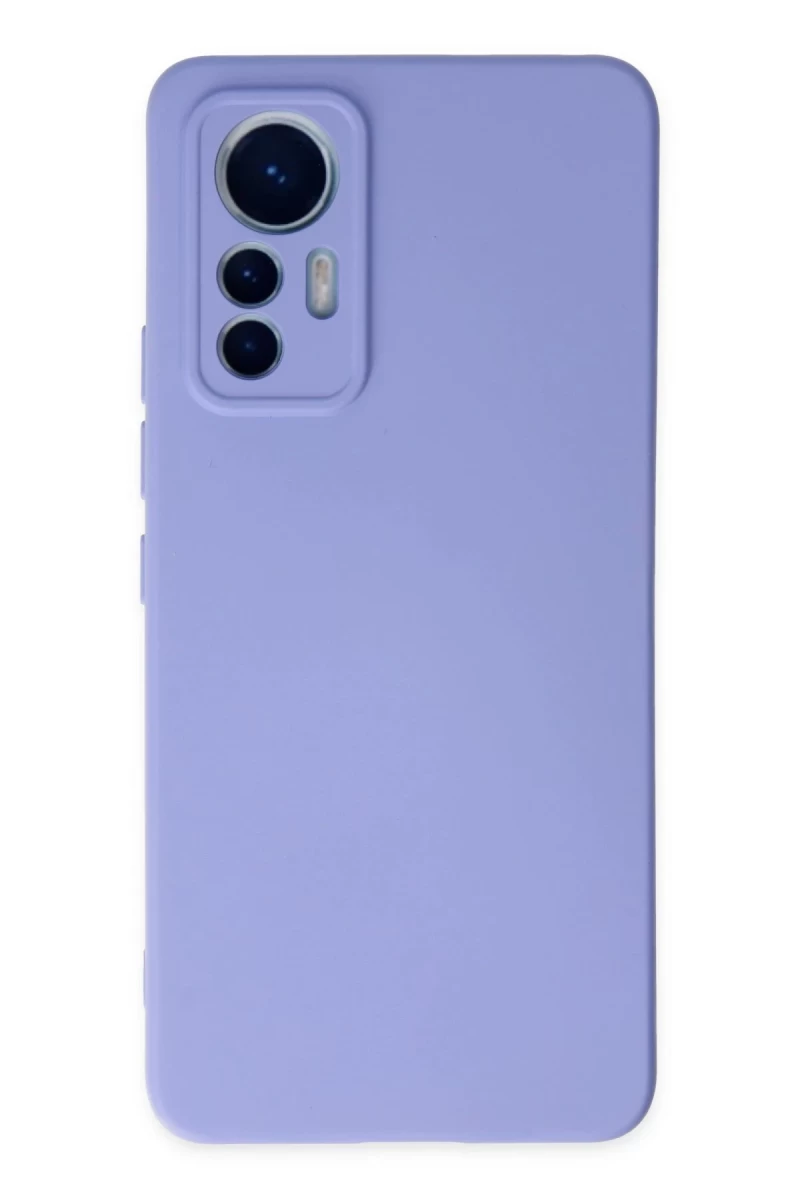 Xiaomi Mi 12 Lite Uyumlu Kılıf Nano içi Kadife Silikon - Lila