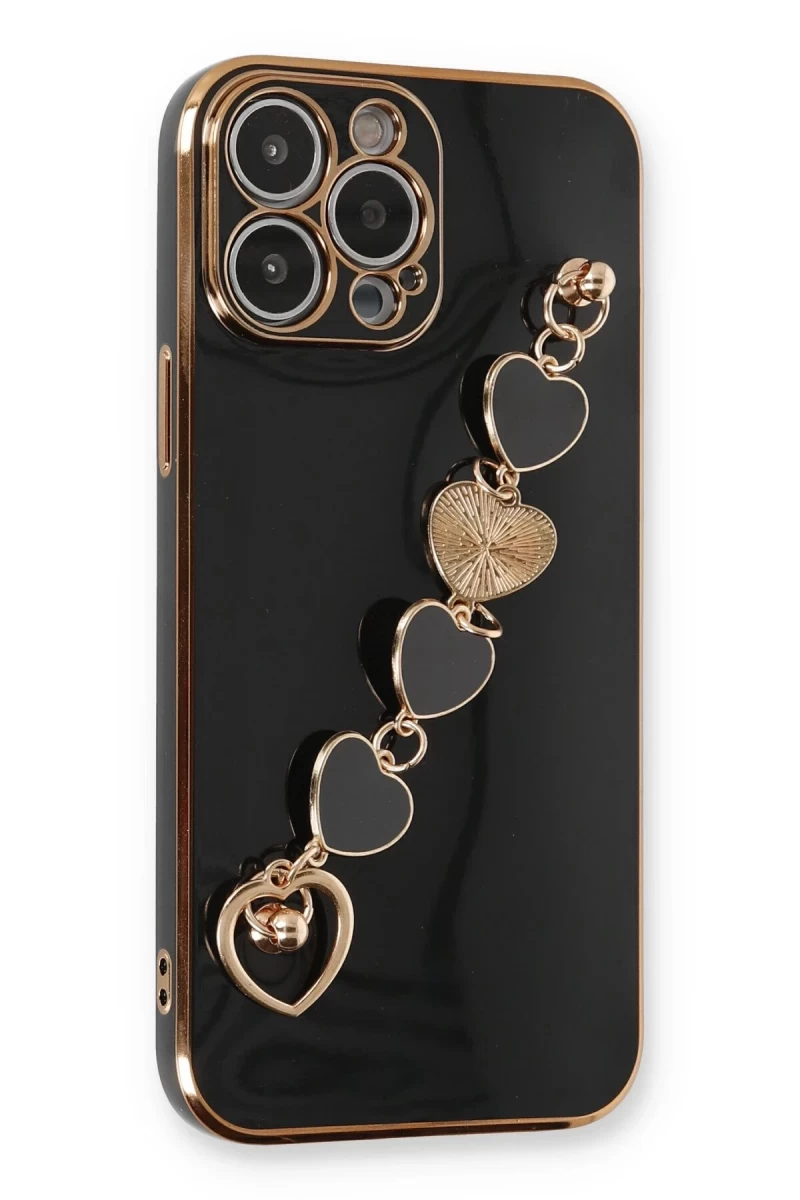 Apple iPhone 14 Pro Uyumlu Kılıf Esila Silikon - Siyah