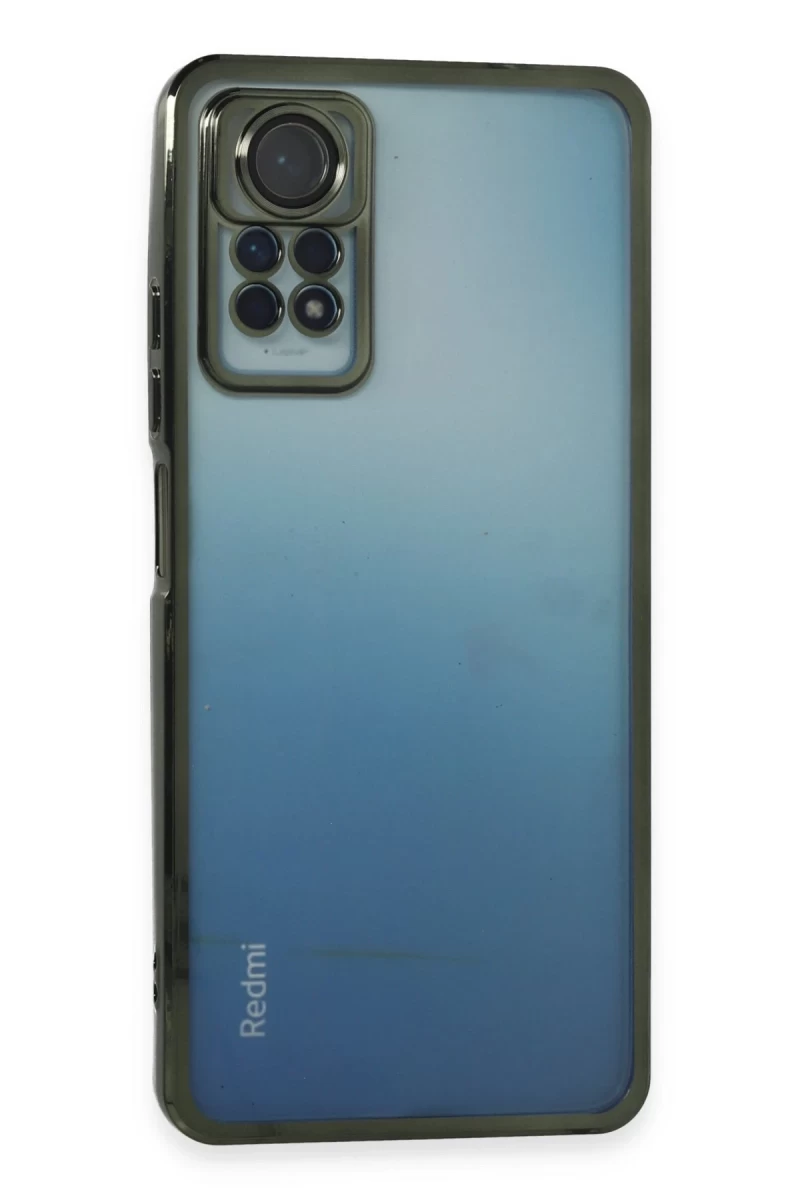 Xiaomi Redmi Note 11 Pro Uyumlu Kılıf Lensli Silikon - Yeşil