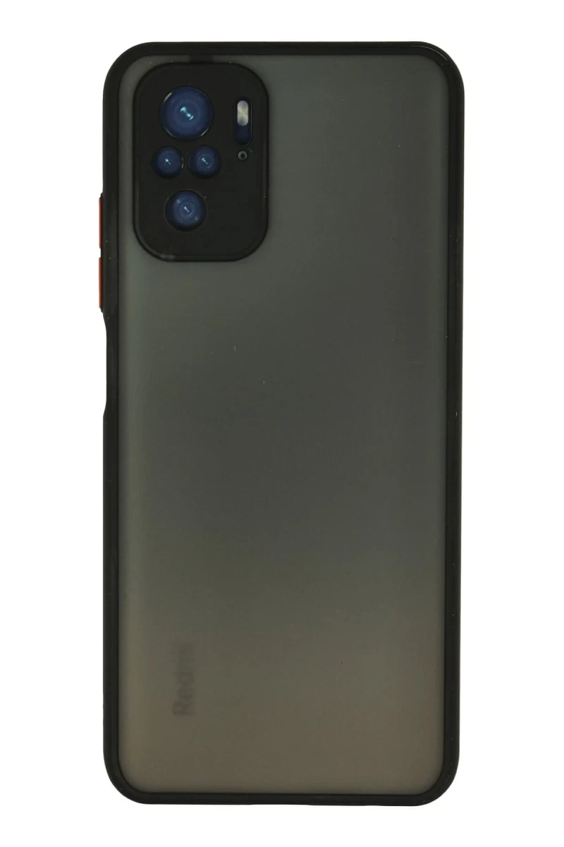 Xiaomi Redmi Note 10 Uyumlu Kılıf Montreal Silikon Kapak - Siyah