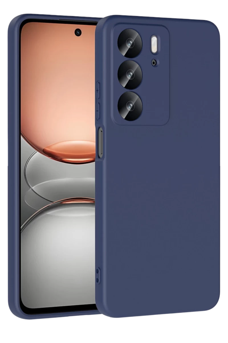 Realme C75 4G Uyumlu First Silikon - Lacivert