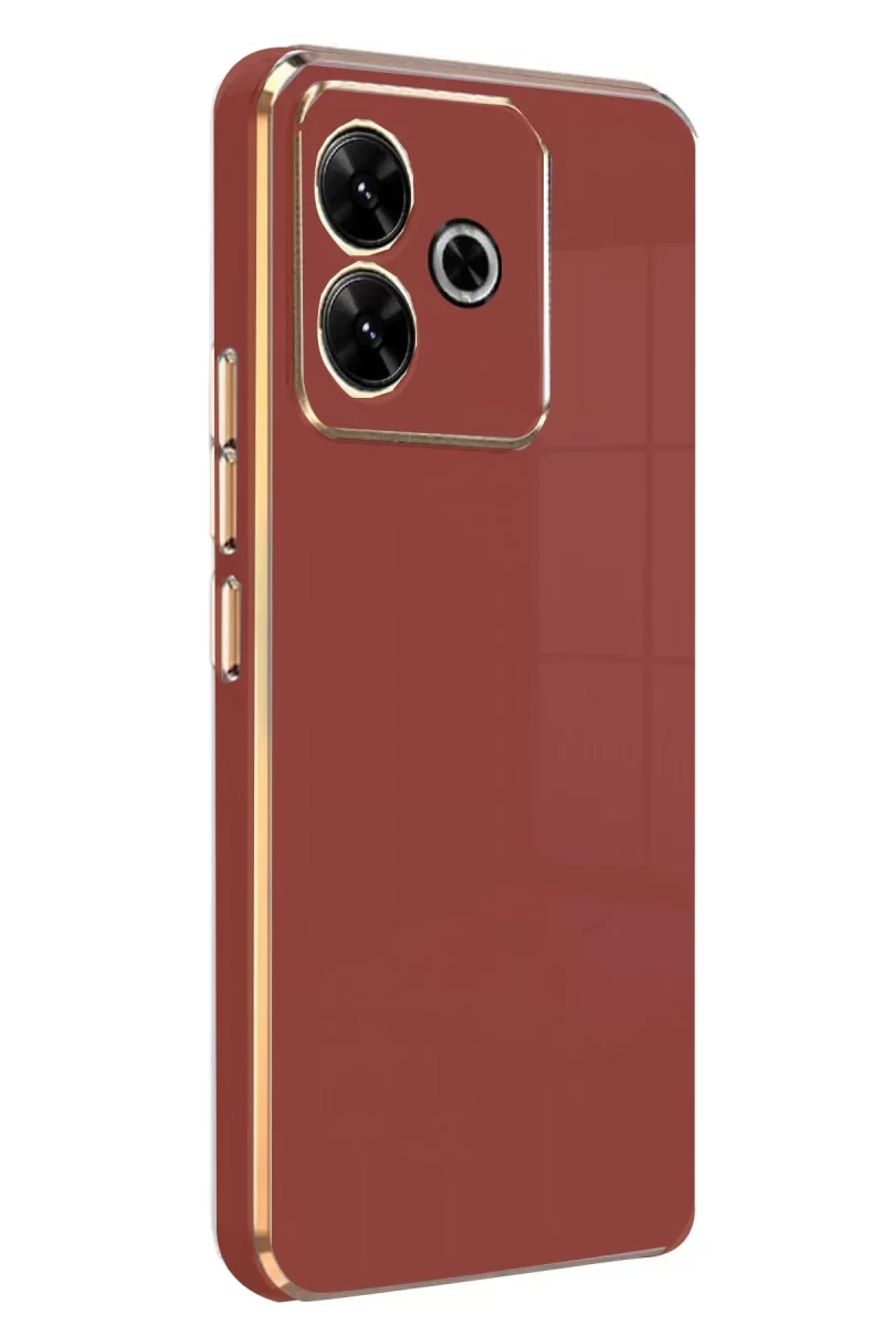 Xiaomi Redmi 13 4G Uyumlu Kılıf Volet Silikon - Kırmızı