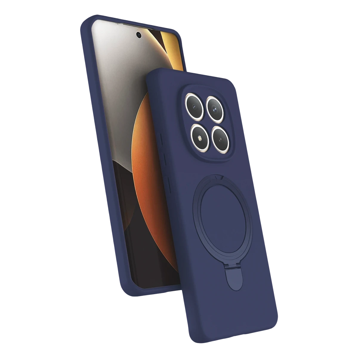 Xiaomi Redmi Note 15 Pro 4G Regal Magsafe Standlı Kapak - Lacivert