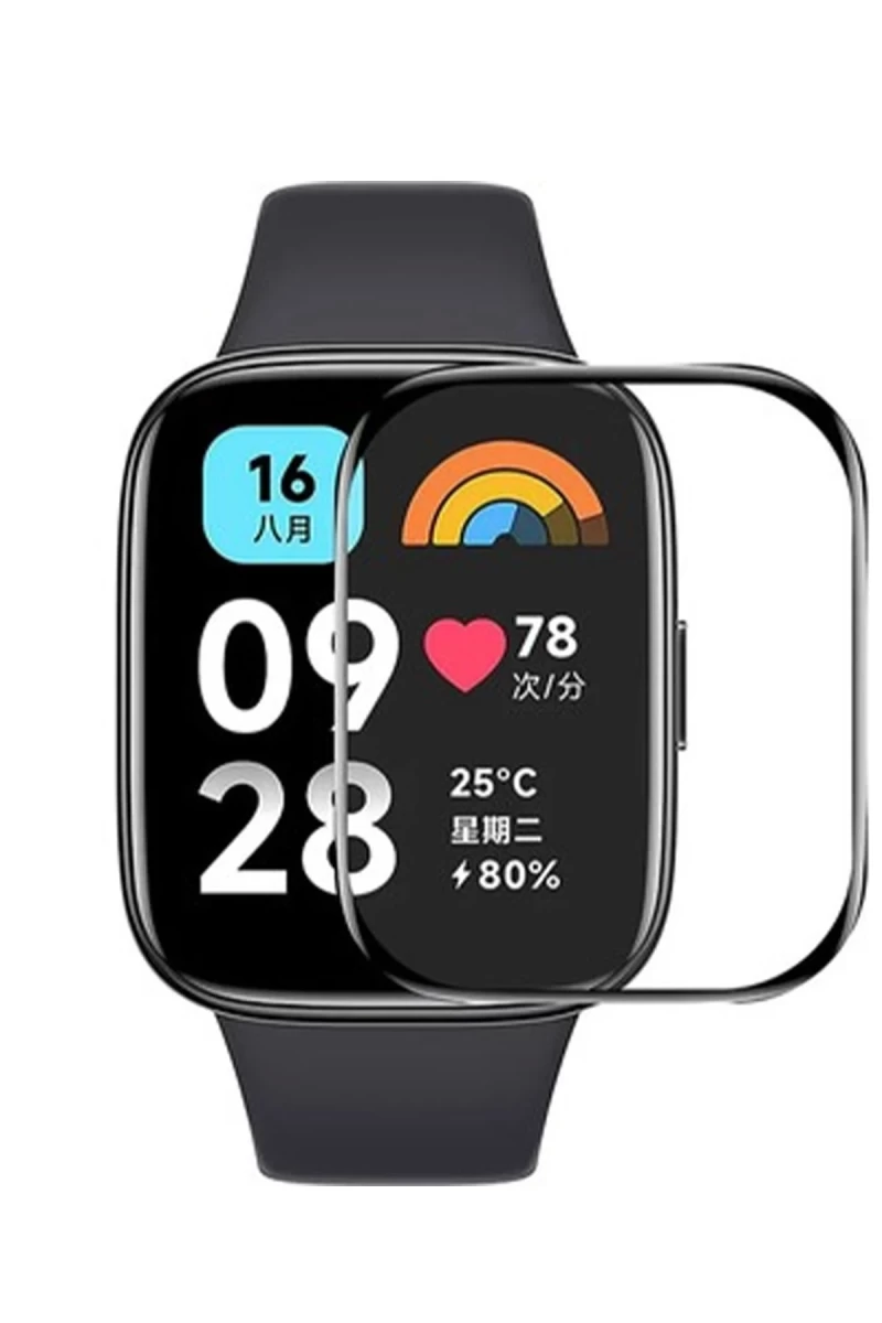 Xiaomi Redmi Watch 3 Active Polymer Nano Ekran Koruyucu - Şeffaf