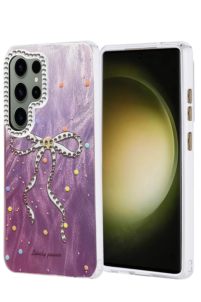 Samsung Galaxy S25 Ultra Uyumlu Kılıf Blade Aynalı Desenli Kapak - Desen 1