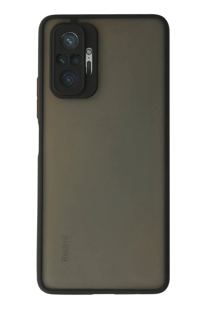 Xiaomi Redmi Note 10 Pro Uyumlu Kılıf Montreal Silikon Kapak - Siyah