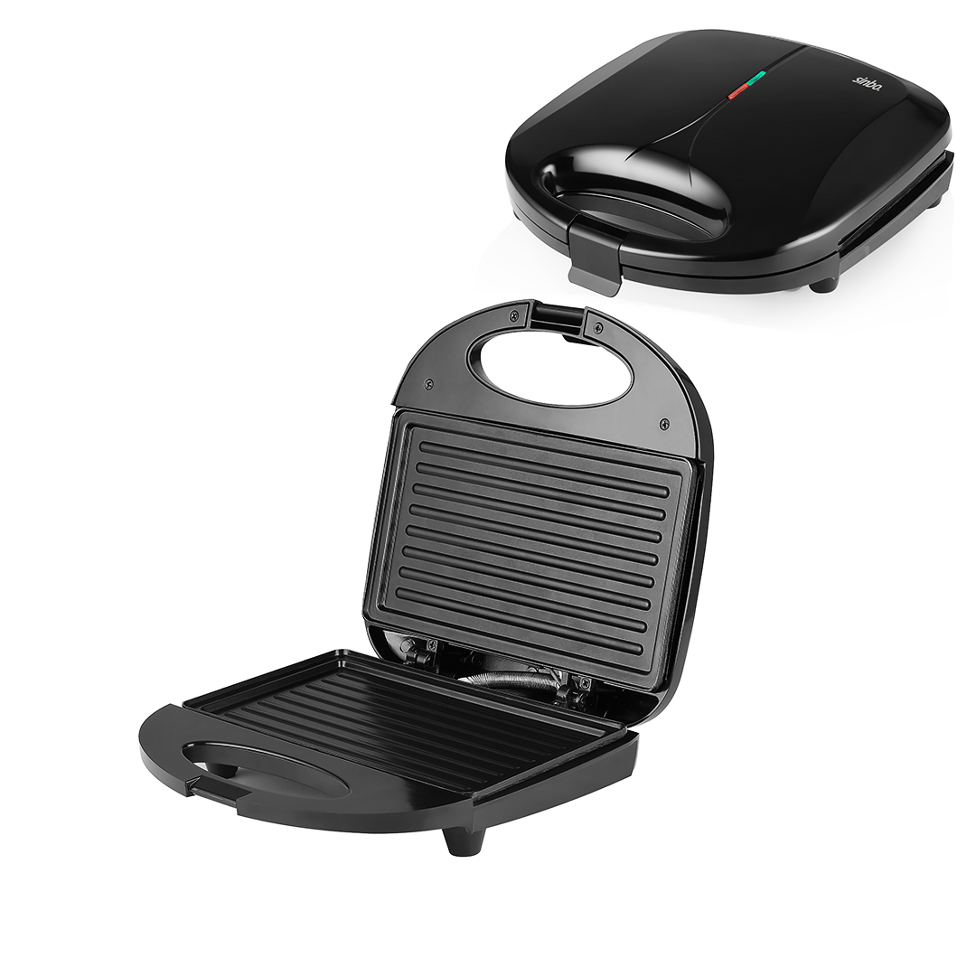 Mini Elektrikli Tost Makinesi (2 Dilim) 750W Yapışmaz