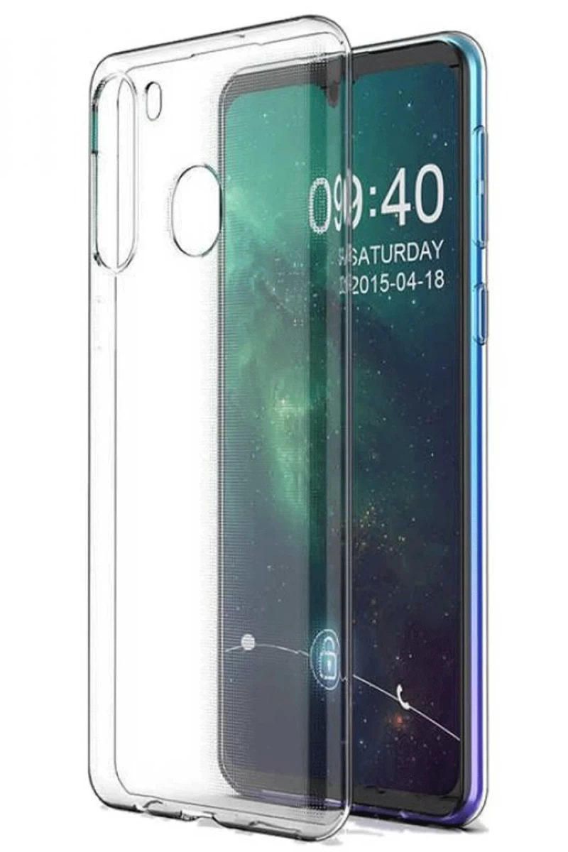 Samsung Galaxy A11 Uyumlu Kılıf Lüx Şeffaf Silikon