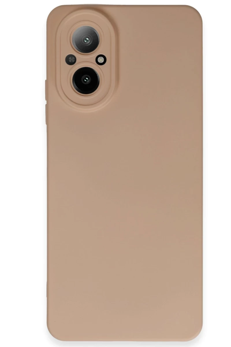 Realme 12 Lite Uyumlu Kılıf Nano içi Kadife Silikon - Pudra