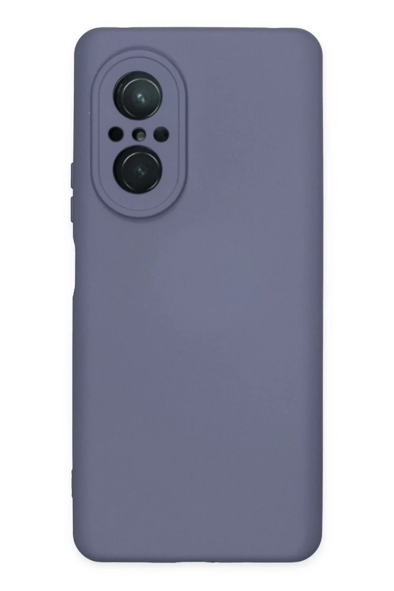 Huawei Nova 9 SE Uyumlu Kılıf Nano içi Kadife Silikon - Gri