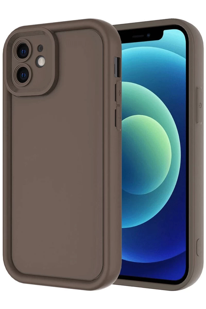 Apple iPhone 11 Uyumlu Kılıf Viera Silikon - Kahverengi
