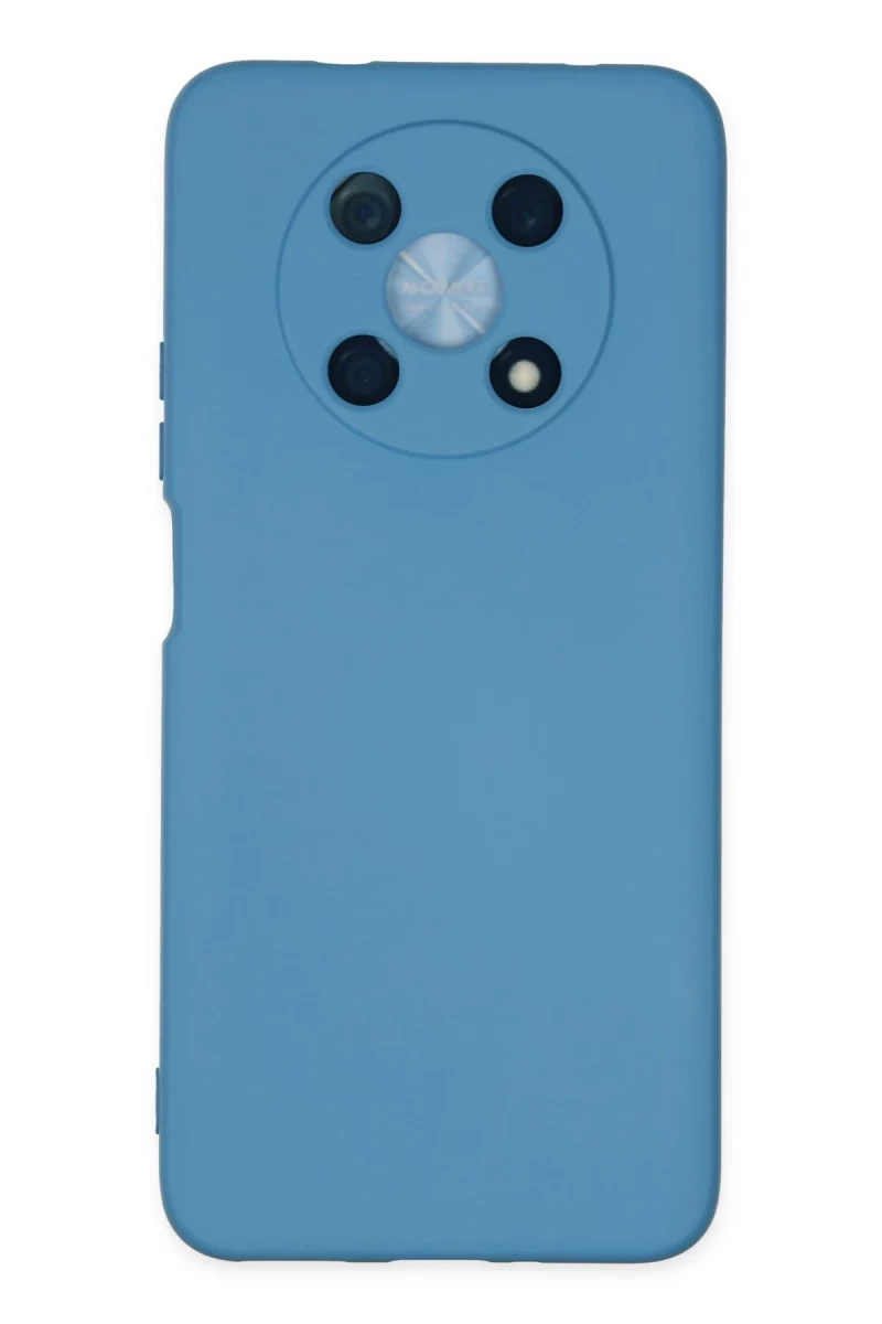 Huawei Nova Y90 Uyumlu Kılıf Nano içi Kadife Silikon - Mavi