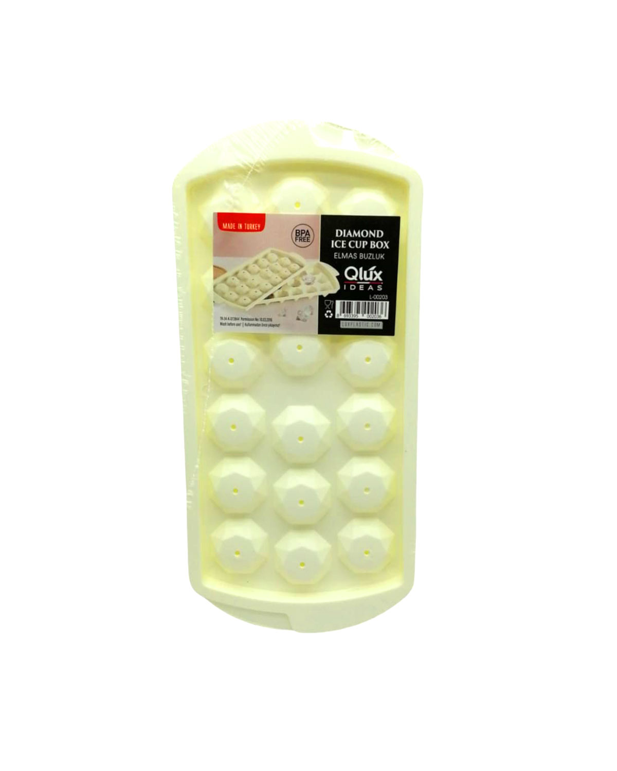 Kapaklı Elmas Şekilli Buzluk