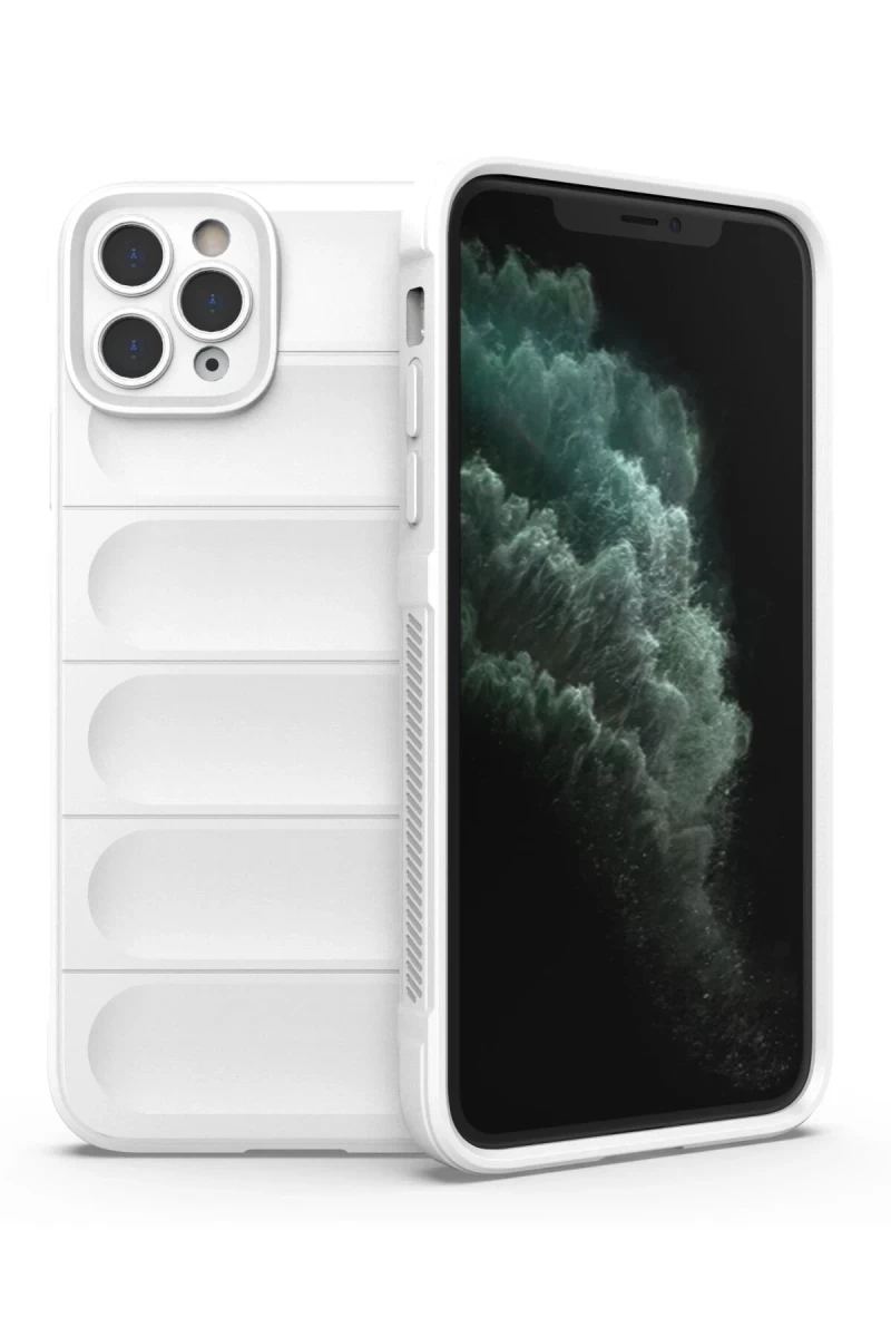 Apple iPhone 11 Pro Uyumlu Kılıf Optimum Silikon - Krem