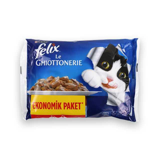 Sığır Etli Kedi Pouch 4x85gr